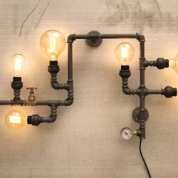 -Industrial Wall Lamp-