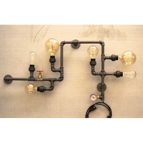 -Industrial Wall Lamp-